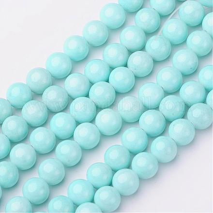 Chapelets de perles en jade Mashan naturel G-K151-10mm-31-1