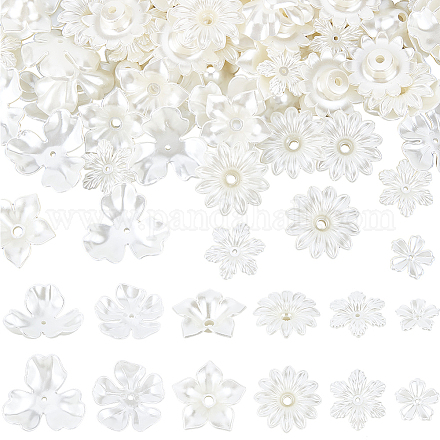 Nbeads alrededor de 120 pieza de tapas de abalorios de flores OACR-NB0001-41-1