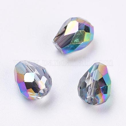 Imitation Austrian Crystal Beads SWAR-F062-8x6mm-31-1