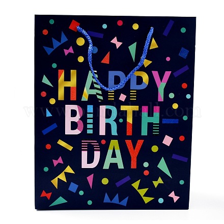 Birthday Theme Rectangle Paper Bags CARB-E004-05C-1