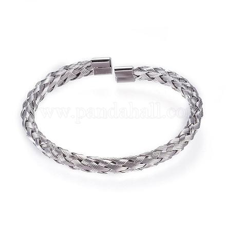 304 Stainless Steel Bangles BJEW-D431-04-1