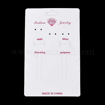 Rectangle Paper Cards for Jewelry Display AJEW-A051-03-1
