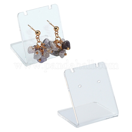Organic Glass Earring Displays X-EDIS-N001-03A-1