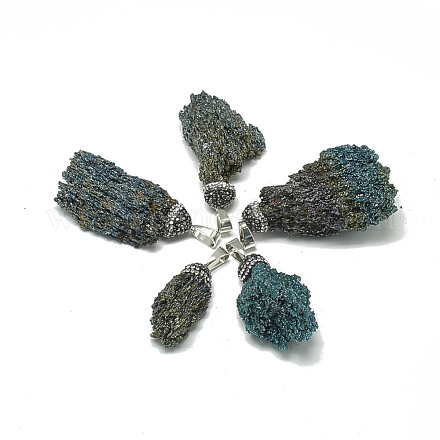 Pendentifs en quartz naturel G-T101-06-1