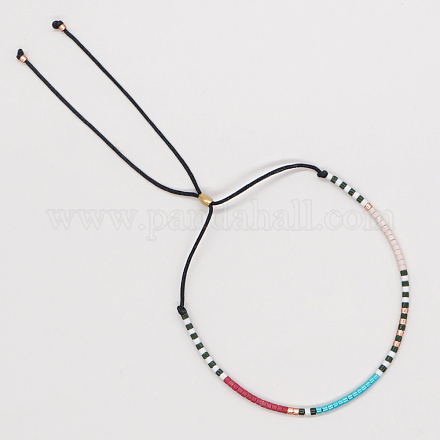 Glasperlen-Schieberarmband für Frauen BJEW-BB7272750-C-1