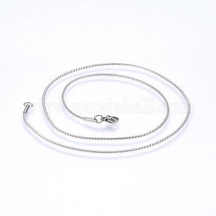 304 Stainless Steel Chain Necklaces X-NJEW-F227-01P-01-1