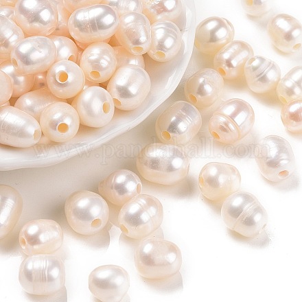 Perlas de agua dulce cultivadas naturales de grado b PEAR-ZX002-1