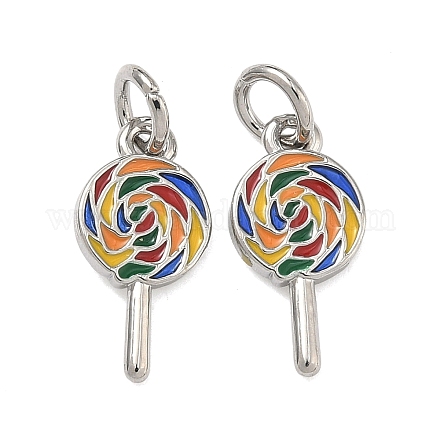 Латунь эмаль подвески&nbsp;KK-B170-19P-1