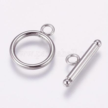 304 Stainless Steel Toggle Clasps STAS-K148-01P-1