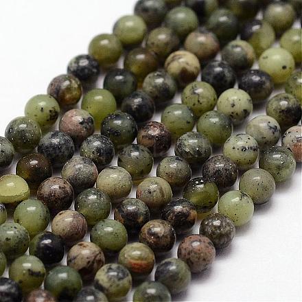 Natural Green Rutilated Quartz Beads Strands G-N0195-01-3mm-1