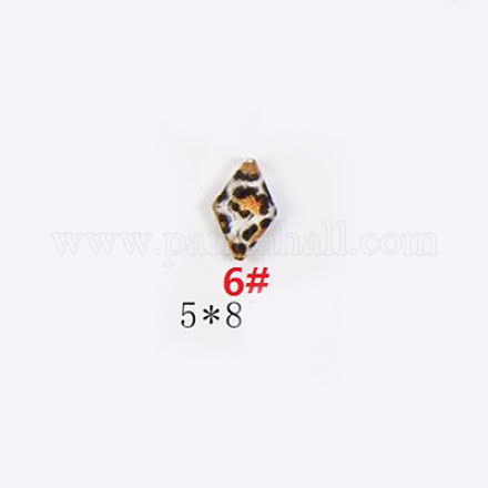 Accessories de décoration d'art d'ongle de strass en verre MRMJ-S010-052F-1