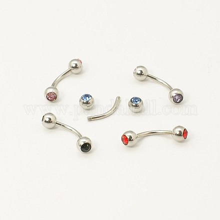 304 Stainless Steel Belly Rings EJEW-I053-02A-1