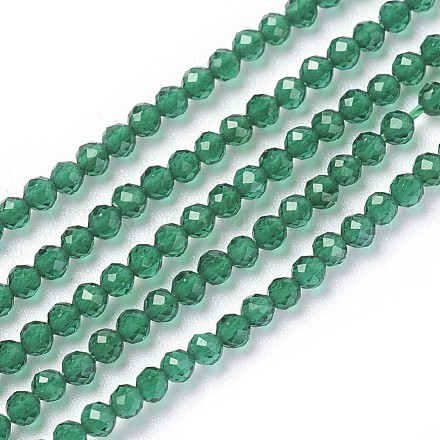 Transparent Glass Beads Strands GLAA-F094-A17-1