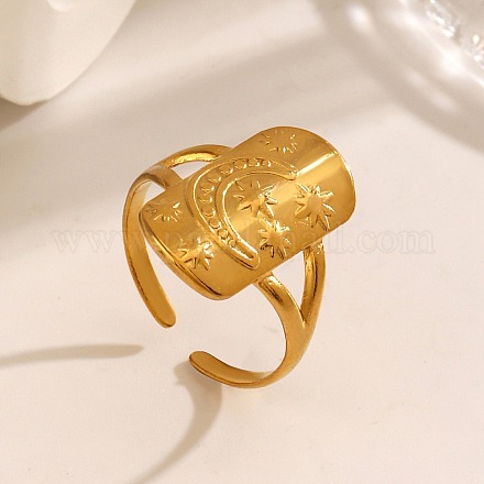 Кольца-манжеты из нержавеющей стали 304 RJEW-M072-04G-1