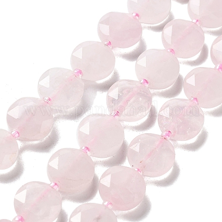 Natürlichen Rosenquarz Perlen Stränge G-NH0004-020-1