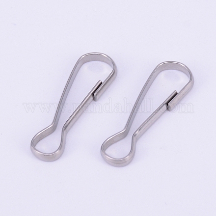 Фурнитура для застежки брелока из нержавеющей стали 304 STAS-WH0016-06P-01-1