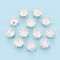 Sew on Rhinestone Montee Beads, with Brass Prong Settings, Garments Accessories, Flat Round, Crystal, 6.1x4.9mm, Hole: 0.9mm, about 720pcs/bag