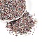 Spray Painted Picasso Cylinder Glass Seed Beads, Colorful, 1x1.7mm, Hole: 0.9~1mm
