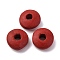 Cinnabar Beads, Carved Lacquerware, Rondelle, Red, 16.5x7.5mm, Hole: 4.5mm