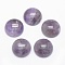 Natural Amethyst Cabochons, Flat Round, 16x6mm