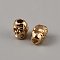 Alloy European Beads, Skull, Large Hole Beads, Golden, 13x10.5x9.7mm, Hole: 6.5x6mm