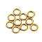 304 Stainless Steel Linking Rings, Round Ring, Golden, 6x1mm, Inner Diameter: 3.8mm