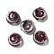 Handmade Porcelain Beads, Vortex, Colorful, 16~17x6.5~7mm, Hole: 2.5mm