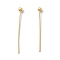 Brass Ball Head Pins, Long-Lasting Plated, Cadmium Free & Lead Free, Real 18K Gold Plated, 20mm, Head: 2mm, Pin: 0.5mm, 24 Gauge