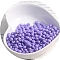Macaron Baking Paint Glass Seed Beads, Fringe Teardrop Beads, Medium Purple, 5mm, 10g/Set