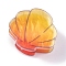 Cute Mini Shell Shape Acrylic Claw Hair Clips, Hair Accessories for Girls, Goldenrod, 22.5x27x22.5mm