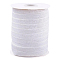 1 Roll Glitter Sparkle Ribbon, Polyester & Nylon Ribbon, White, 3/8 inch(9.5~10mm), about 50yards/roll(45.72m/roll)