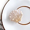 Cellulose Acetate(Resin) Claw Hair Clips, Hair Accessories for Girls Women, Shell Shape, WhiteSmoke, 41x34mm