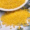 MIYUKI Delica Beads, Cylinder, Japanese Seed Beads, 11/0, (DB1572) Opaque Canary AB, 1.3x1.6mm, Hole: 0.8mm, about 10000pcs/bag, 50g/bag
