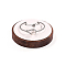 Imitation Leather & Wood Jewelry Display Trays, Jewelry Plate for Bracelets, Bangles, Necklace, Ring Display, White, 150x18mm
