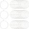 316 Stainless Steel Wine Glass Charms Rings, Hoop Earring Findings, DIY Material for Basketball Wives Hoop Earrings, Stainless Steel Color, 21 Gauge, 45x40x0.7mm, 200pcs/box