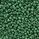 ガラスシードビーズ  不透明な色の種  DIYジュエリー作成用の小さなクラフトビーズ  ラウンド  淡緑色  4mm  穴：1.5mm  約4500個/ポンド SEED-A010-4mm-47-2