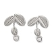 Фурнитура для сережек-гвоздиков из нержавеющей стали 304 EJEW-H013-16P-1