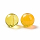 Brins de perles de verre peintes à la cuisson transparentes DGLA-XCP0001-07-2