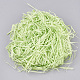 ギフトラッピング用品緩衝材ボリュームパッキンラフィア紙パッキン  ギフト用フィラー  淡緑色  2~4mm X-DIY-Q017-10-1