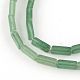 Cuboid Natural Green Aventurine Gemstone Bead Strands X-G-R299-10-1