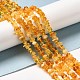 Натуральный янтарь чип бисер пряди X-G-E271-81A-4