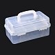 Прямоугольник портативный пластиковый ящик для хранения полипропилена CON-D007-01A-3