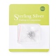925 Sterling Silver Stud Earrings Findings STER-I005-16P-3