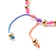Bracelet en perles d'hématite synthétique BJEW-JB07796-5