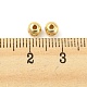 Brass Micro Pave Cubic Zirconia Beads KK-H452-01G-2