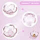 Sakura-Dipschale aus Glas&nbsp;AJEW-CN0004-76A-6