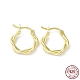 925 Sterling Silver Hoop Earrings EJEW-K258-15B-G-1