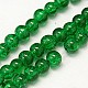 Crackle Glass Beads Strands GGC4mmY-A32-1