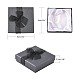 Bowknot Organza Ribbon Cardboard Bracelet Bangle Gift Boxes X-BC148-05-2