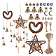 Ahadermaker kit di gioielli per campane fai da te DIY-GA0005-07-1